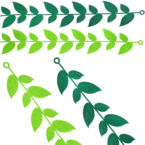 펠트소품 식물 넝쿨줄기 나뭇잎 (환경 구성 꾸미기 소품)